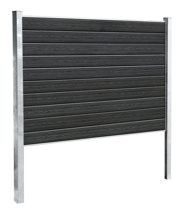 Kirkedal galvaniseret hegn startsæt 140 x 180 cm